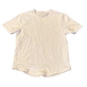 BYLT Basics Drop-Cut: LUX T Shirt Large White